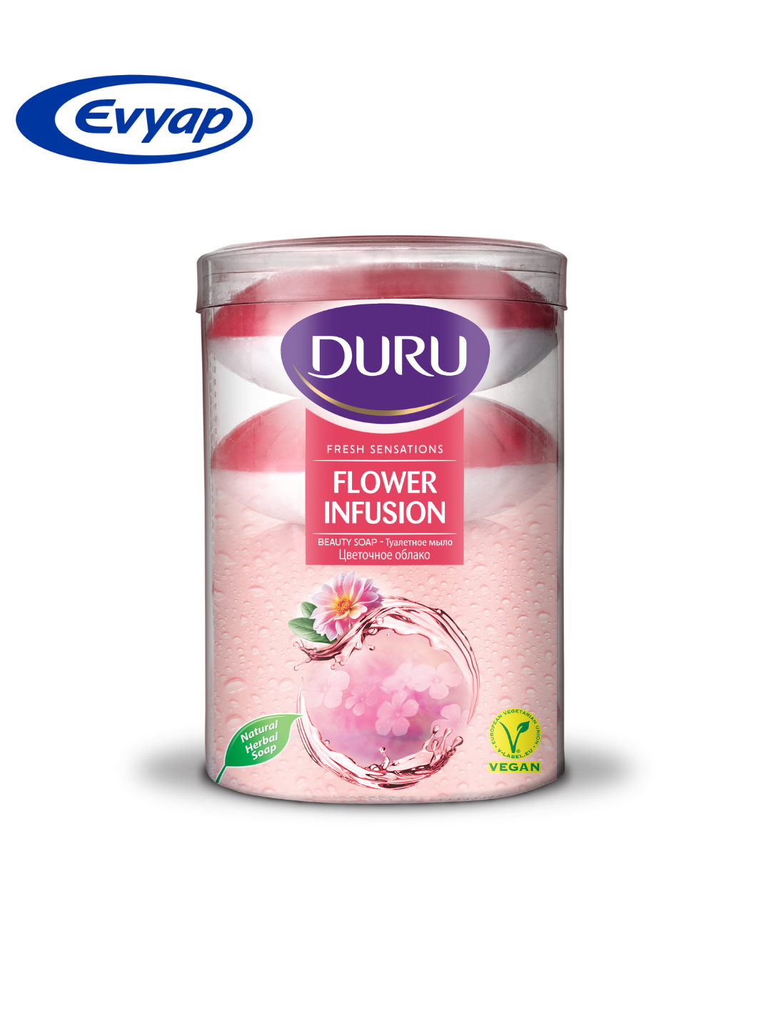 Мыло Duru Fresh Sen Flower, 100 г, 4 шт
