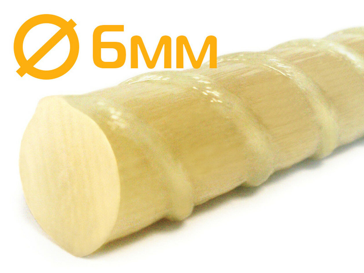 Арматура композитная АКС 6мм 50м периодический профиль радиопрозрачная диэлектрик