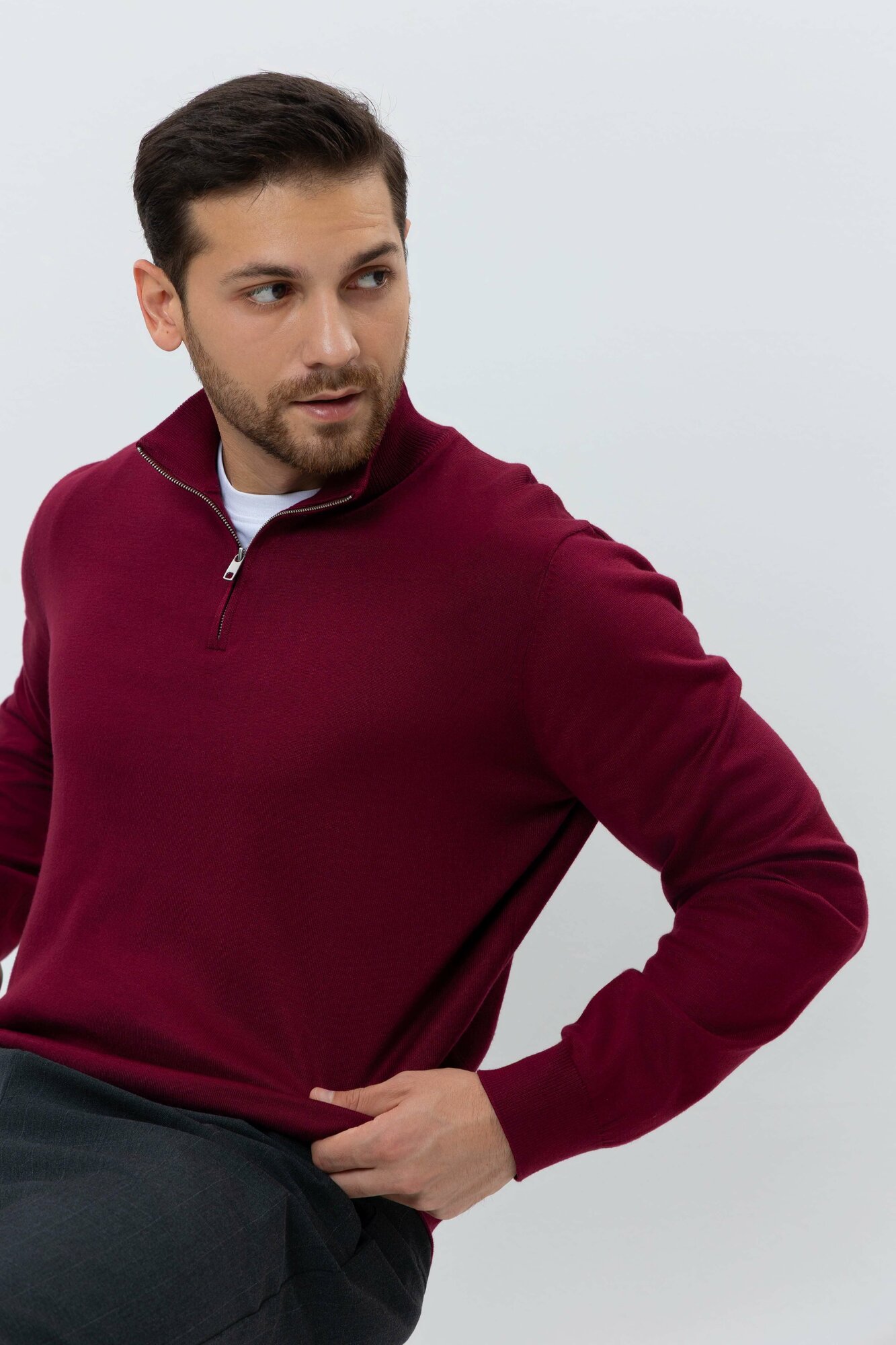 Джемпер TERRA PRO TERRA PRO, размер M, dark red — фото 1