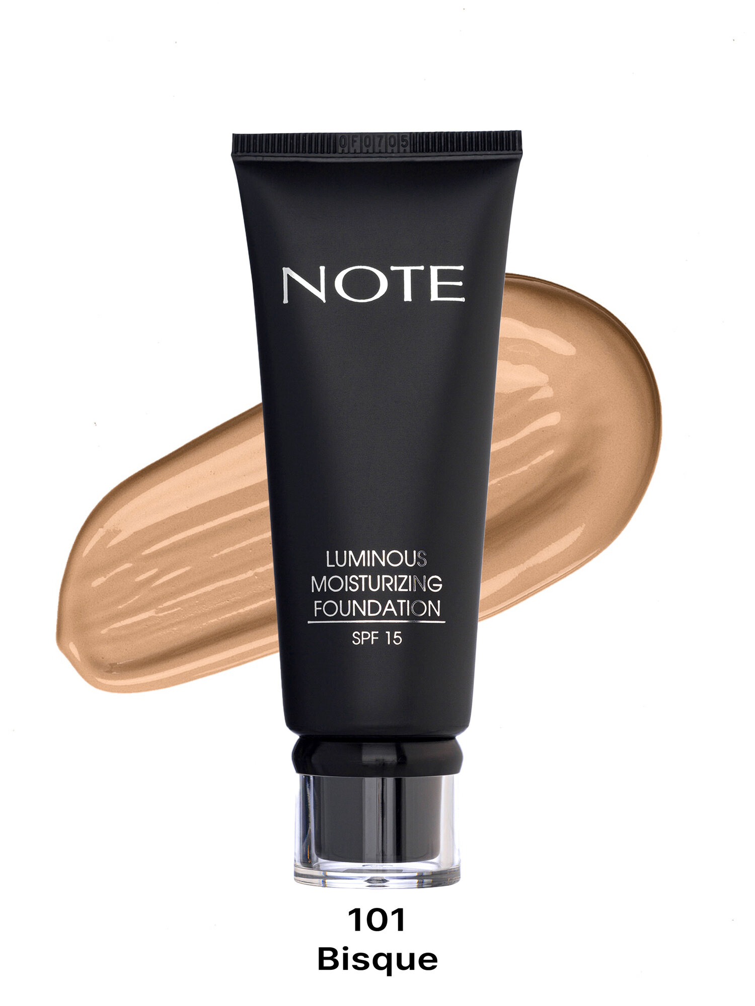 Тональный крем "Note Luminous Moisturizing, 101", увлажняющий, SPF15, 30 мл — фото 1