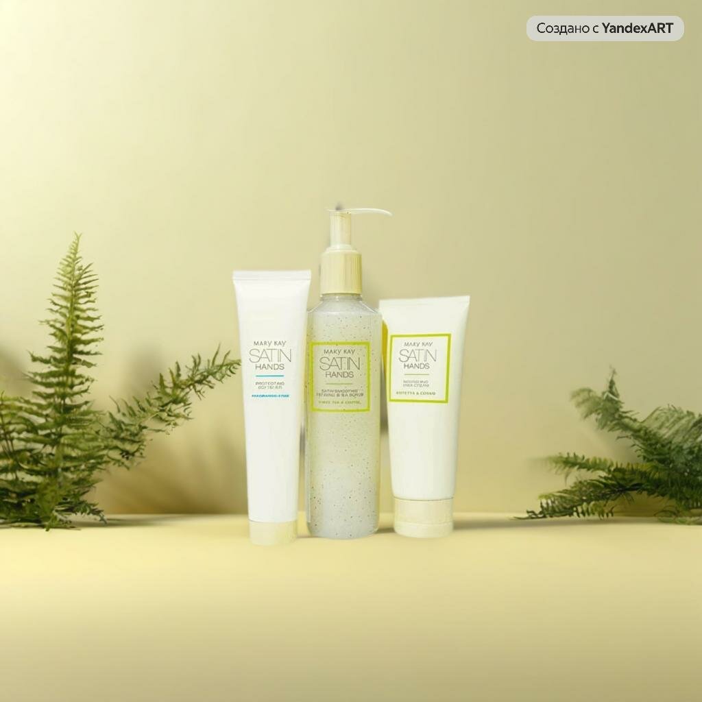 Mary Kay Satin Hands®- Набор по уходу за кожей рук, с маслом ши, «Белый чай цитрус»