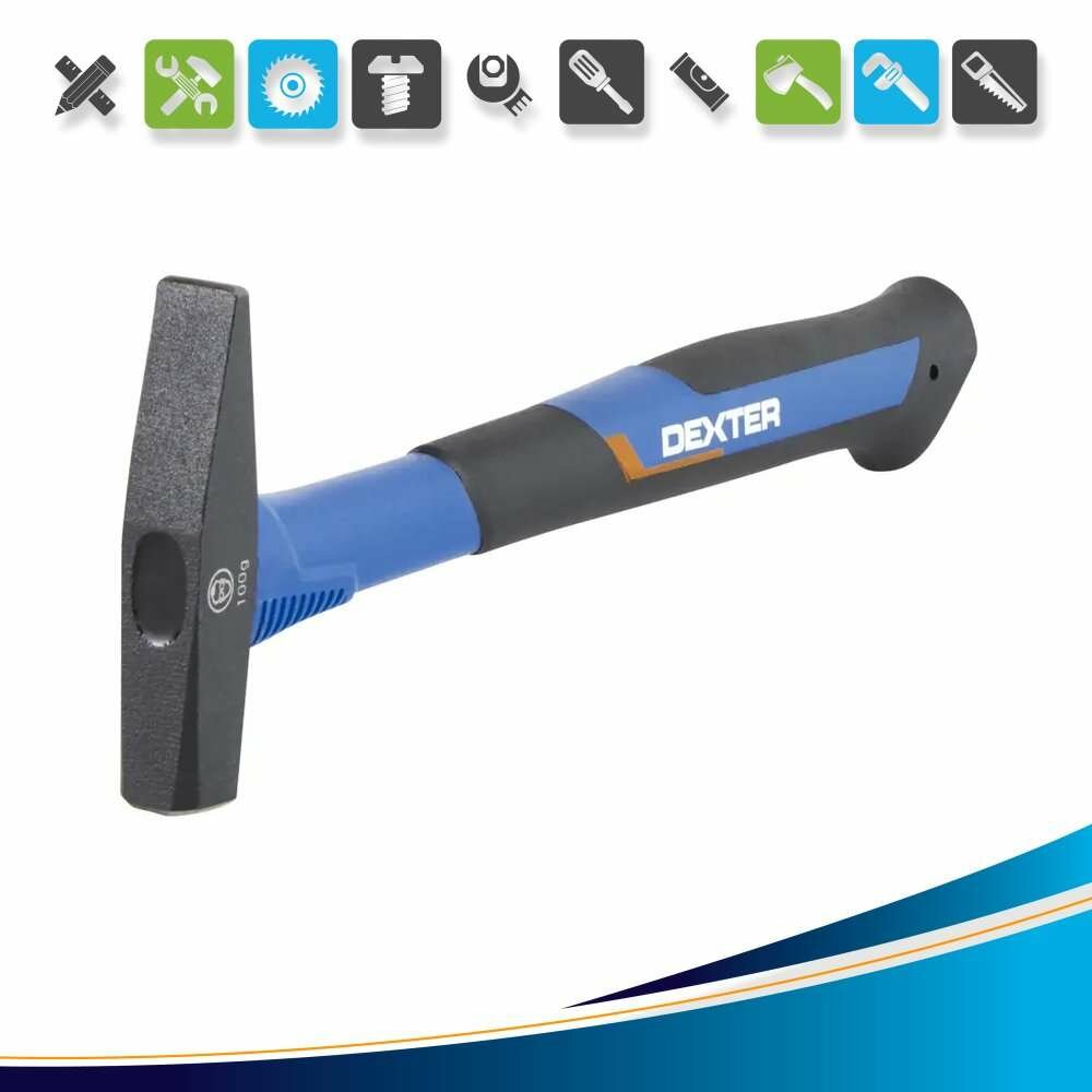 Молоток слесарный Dexter HM25DEXTER фиберглассовая рукоятка 100 г