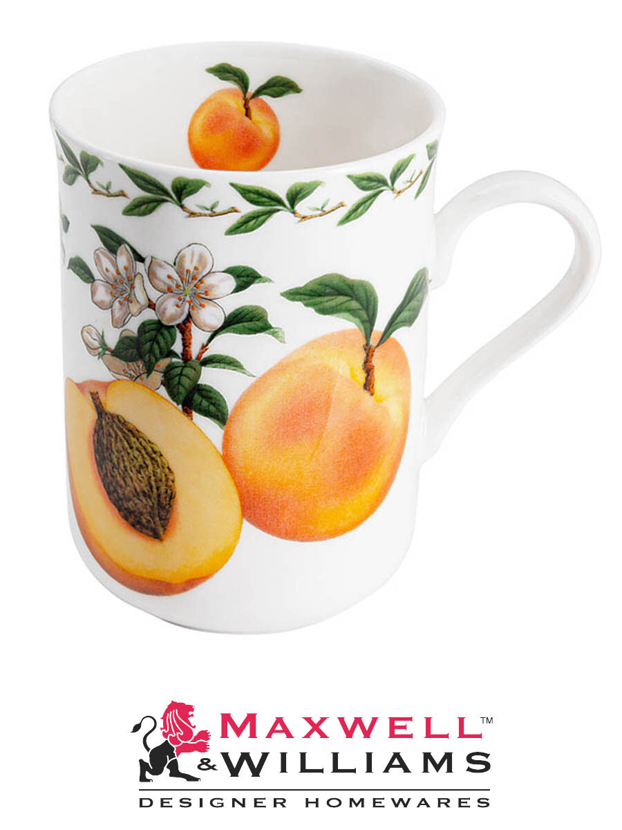 Кружка Maxwell & Williams Фрукты Абрикос 300 мл костяной фарфор
