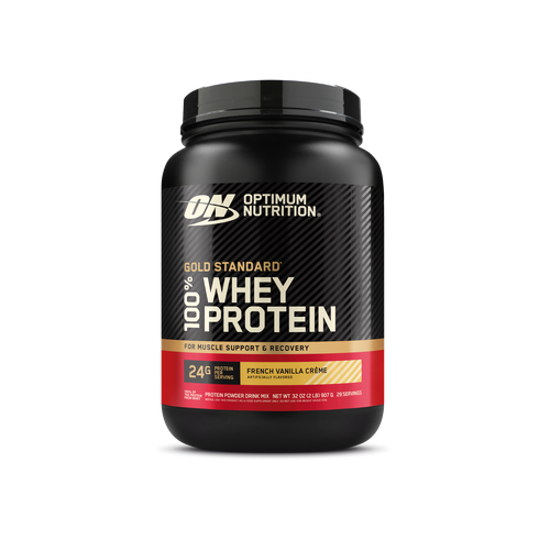 Протеин Optimum Nutrition 100% Whey Gold Standard, 909 гр., французский ванильный крем