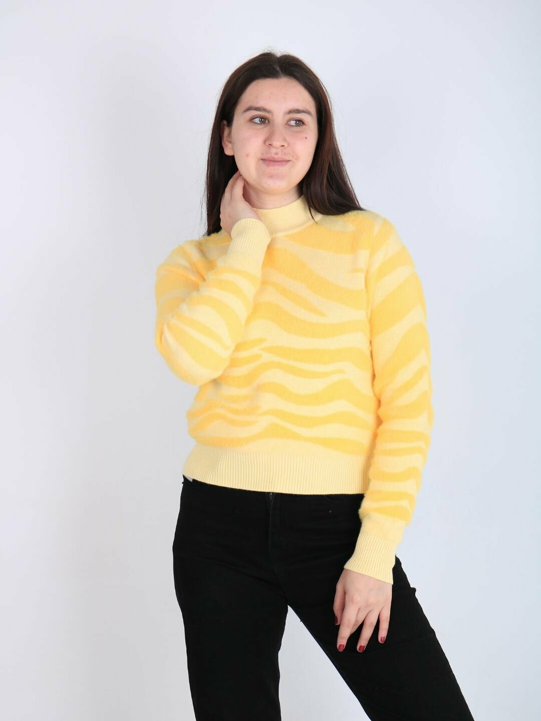 Свитер размер OneSize, , Желтый — фото 1