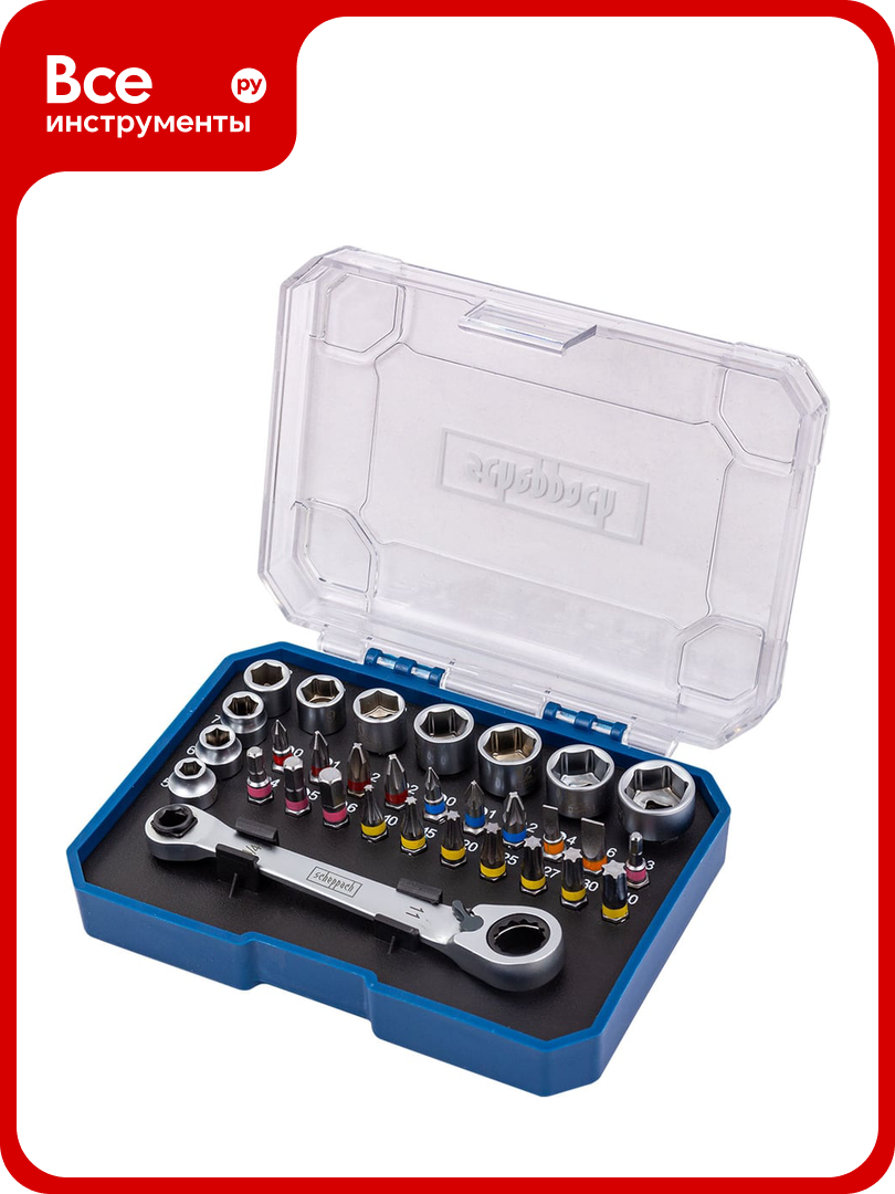 Набор инструментов Scheppach 31 предмет 1/4 Sch-2311-5(64715)