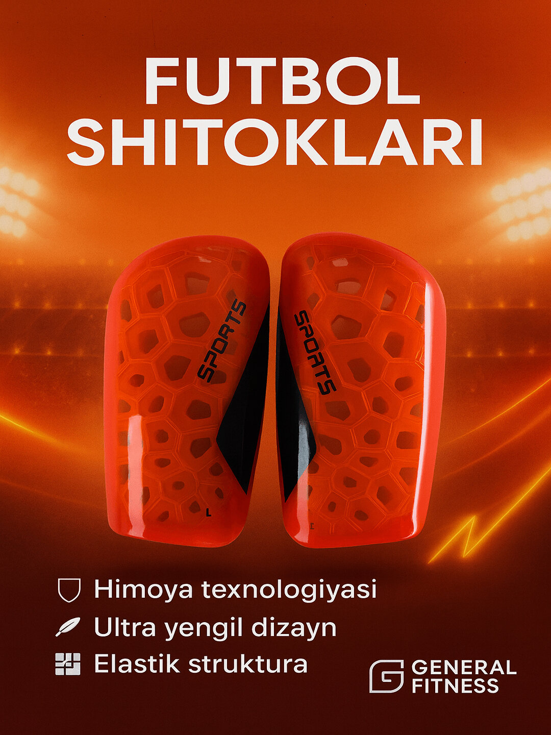 Футбольные щитки лёгкие и прочные, защита ног для детей и взрослых, удобная модель