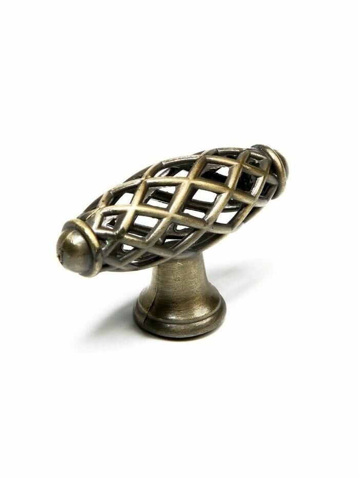 Ручка кнопка тундра цвет бронза