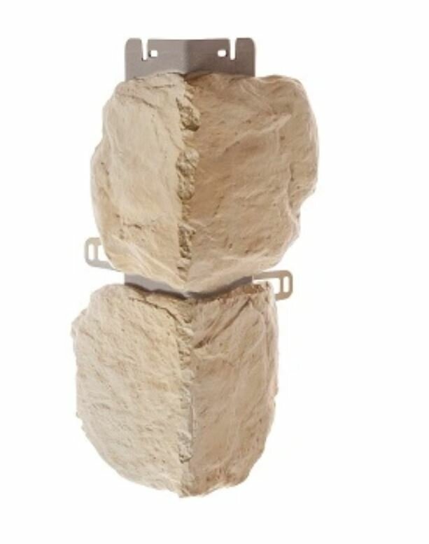 Наружный угол Альта Профиль Бутовый Камень цвет Балтийский 440х180х43мм