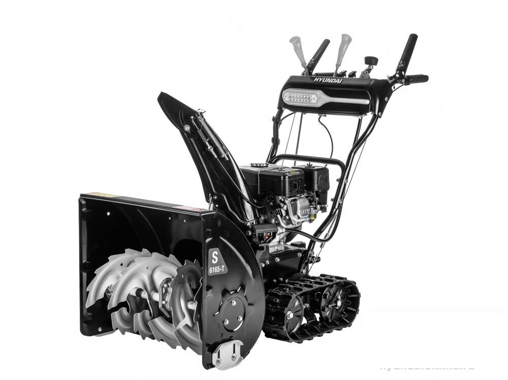 Снегоуборщик Hyundai S 6165-T, гусеничный, с подогревом ручек, 6,5 лс