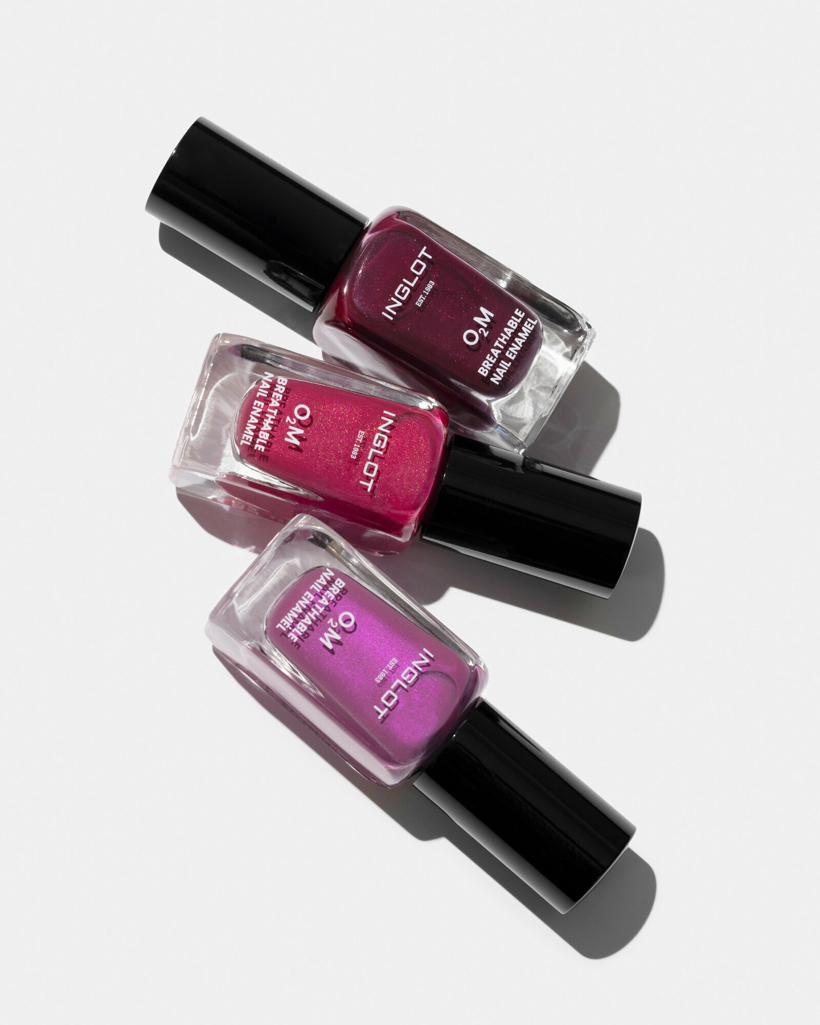 Лак для ногтей INGLOT "O2M" №689, глянцевый, "дышащая" формула, 11мл — фото 1