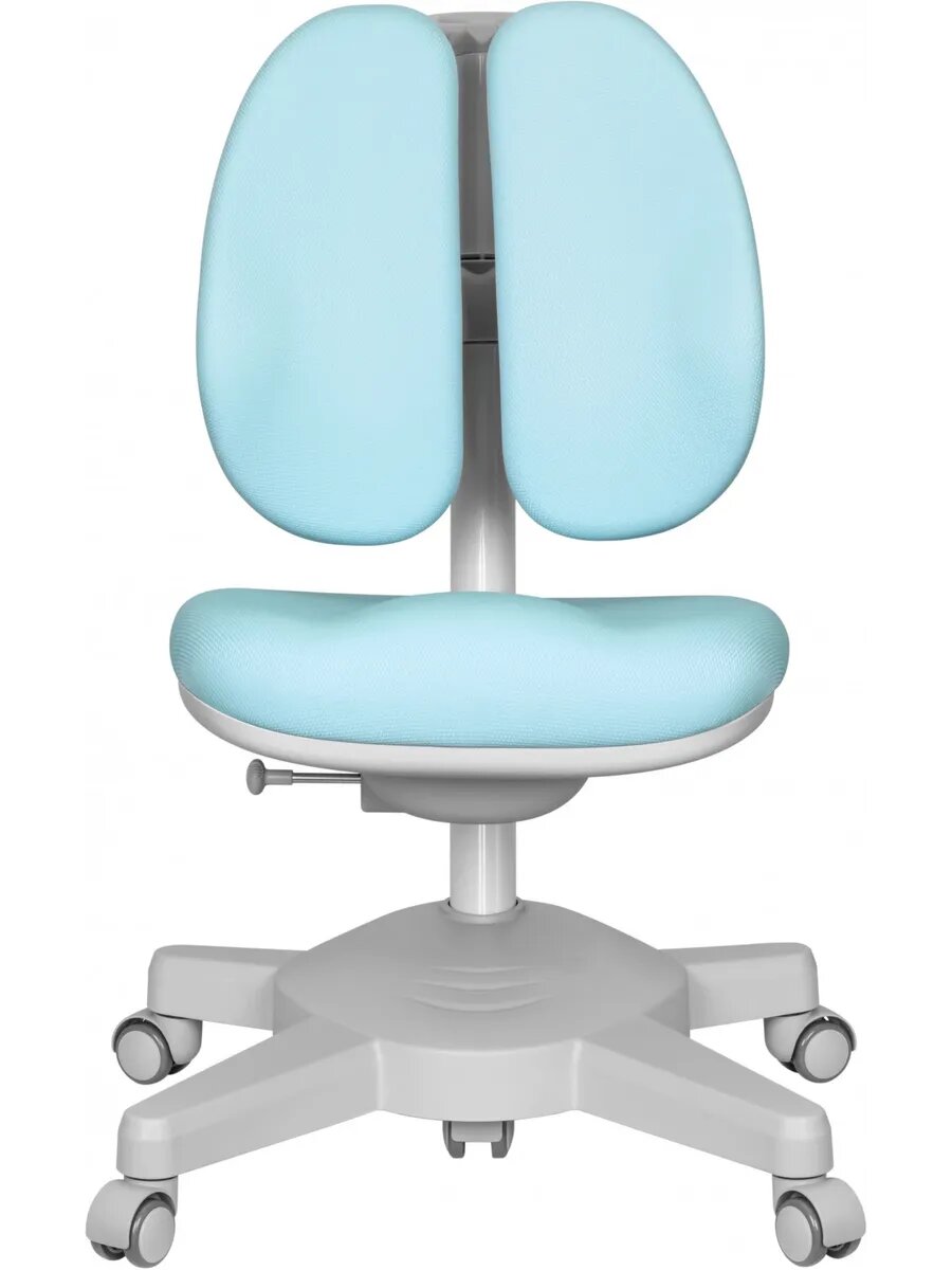 Кресло детское CS-CHR-3604BL голубой крестов. пластик серый