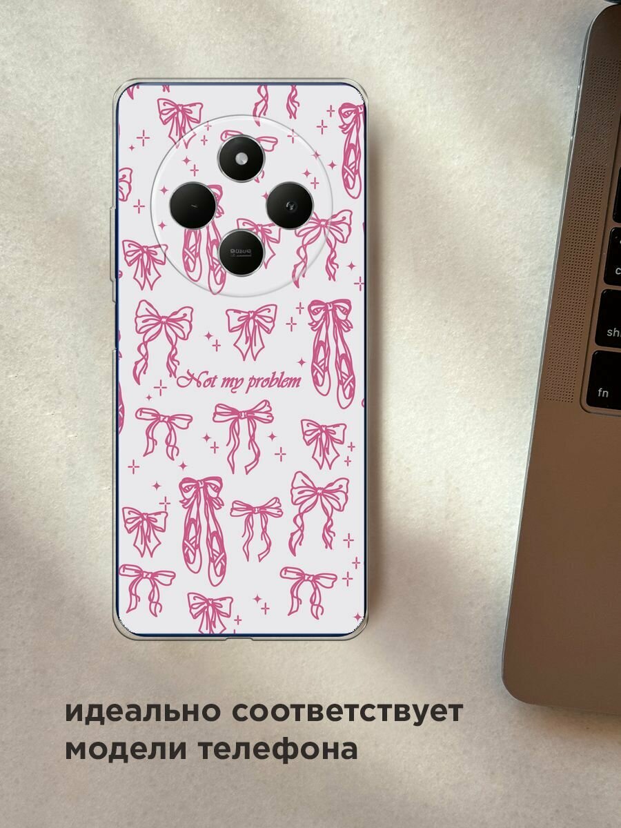 Чехол на Xiaomi Redmi 14C/Poco C75 4G/Redmi A4 5G/Poco M7 5G / Сяоми Редми 14C с принтом "Not my problem 1" — фото 1