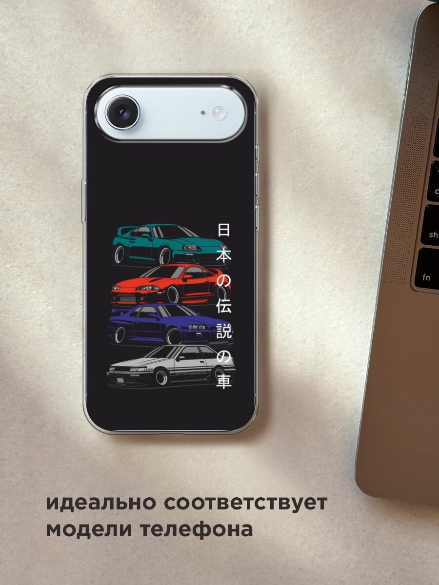 Чехол на Apple iPhone Air / Айфон Айр с принтом "JDM Legend cars" — фото 1