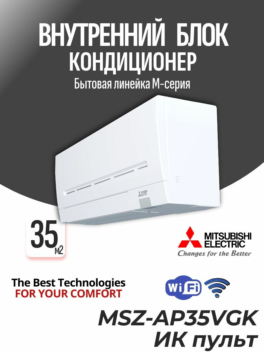 Mitsubishi Electric MSZ-AP35VGK внутренний блок сплит системы