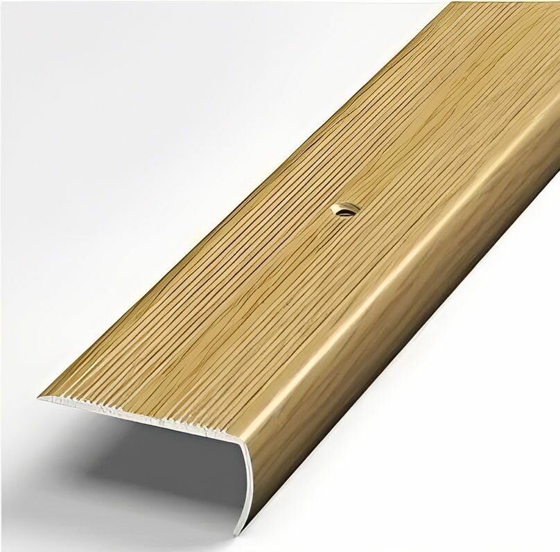 Порог угловой 20x40 мм алюминиевый цвет Дуб Светлый 90 см