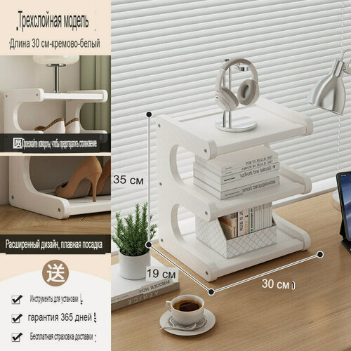 Изображение товара Этажерка для обуви Moment, бамбук, прочная конструкция, 6 уровней, с закругленными углами