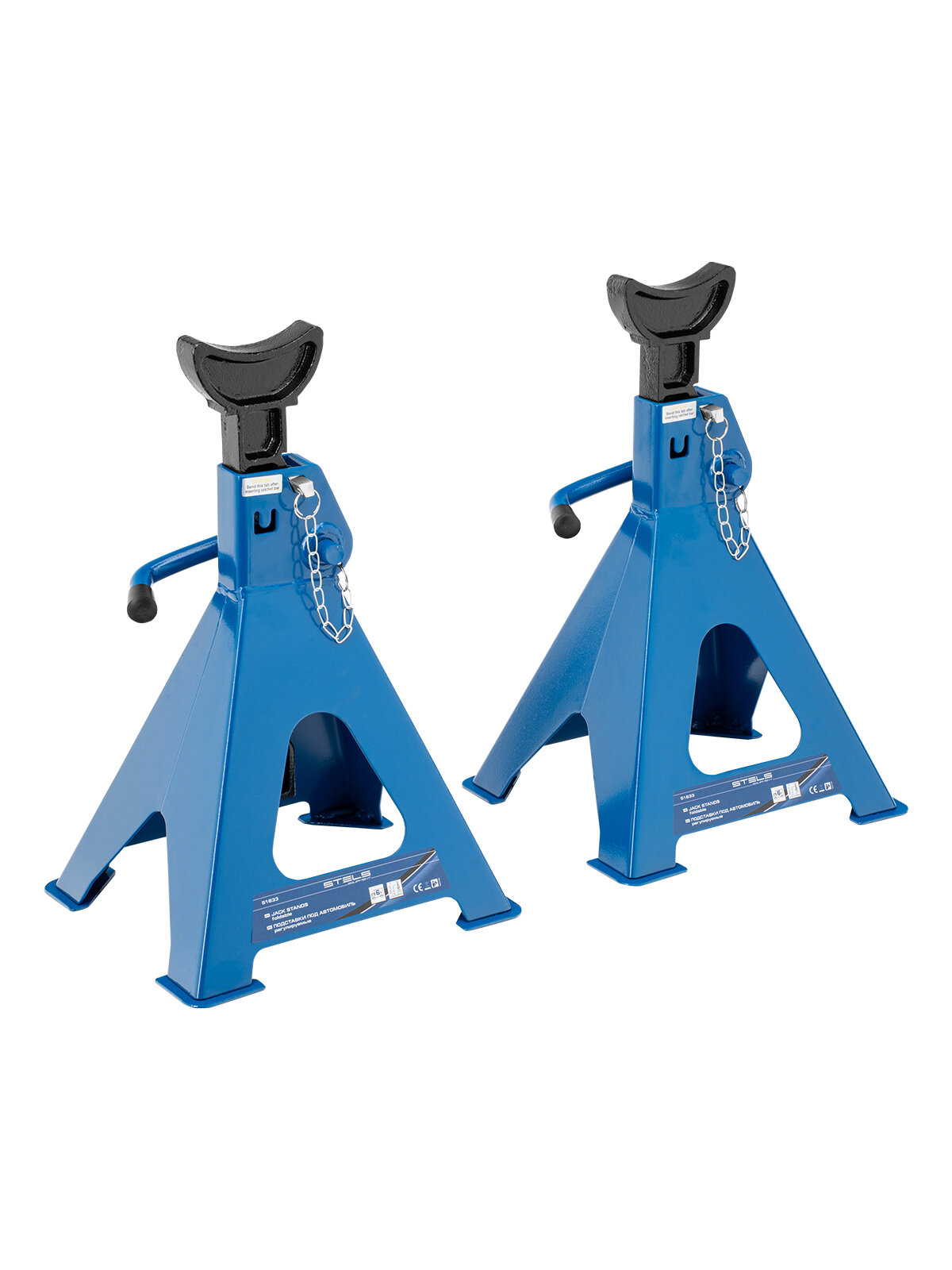 Подставки под автомобиль регулируемые Stels 6 т h подъема  385-600 мм 2 шт 51633