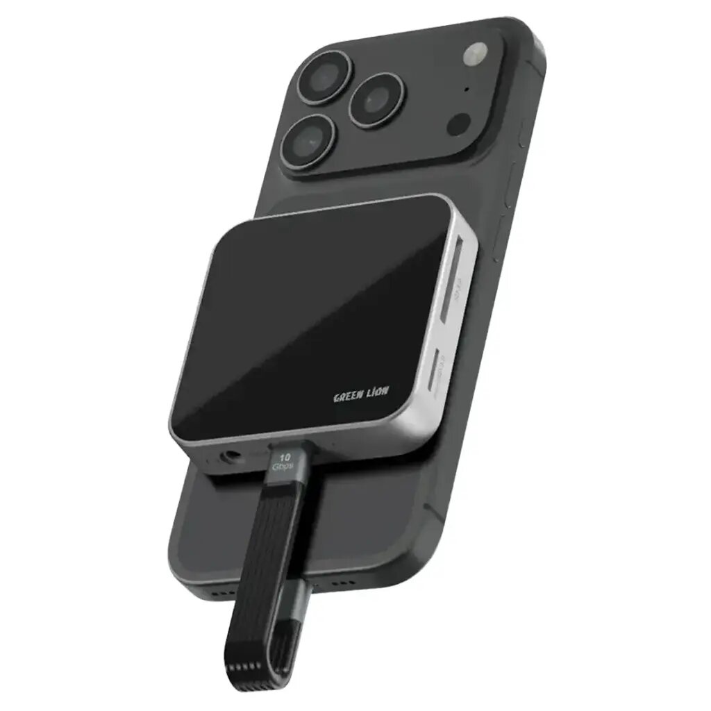 Хаб Green Lion 8 in 1, USB-C Type-C, 10 портов, мультифункциональный