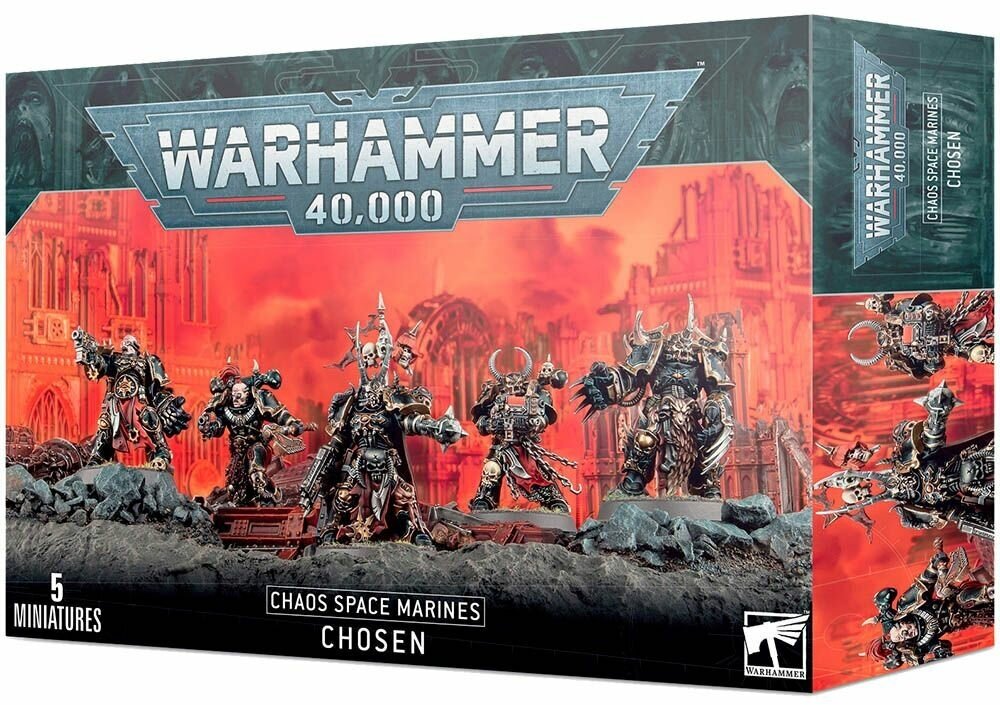Набор миниатюр Warhammer Games Workshop Chaos Space Marines: Chosen