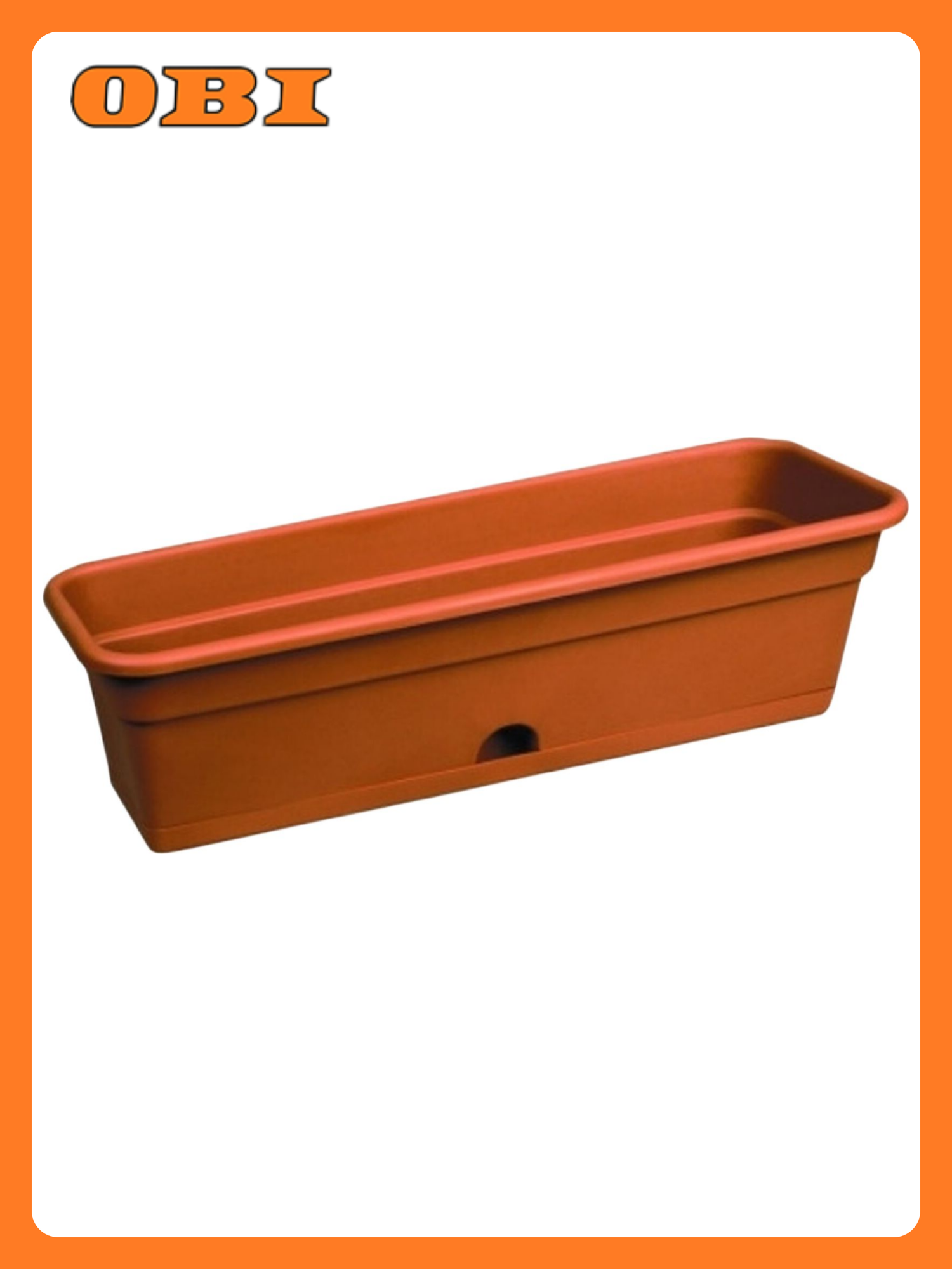 Ящик Darel 60х20х17см 12 л полипропиленовый терракот