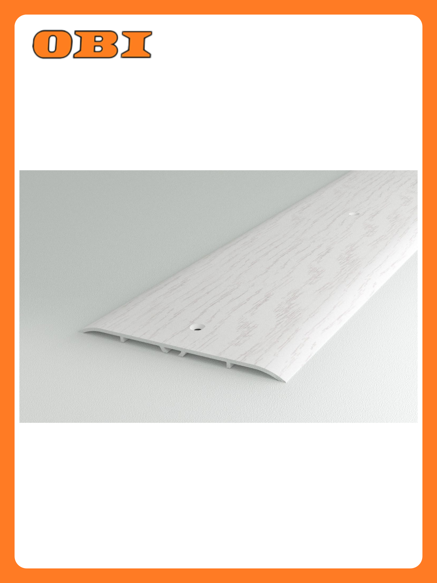 Порог алюминиевый стыковой лука 100х5 мм береза (ПС 05.900. R174)