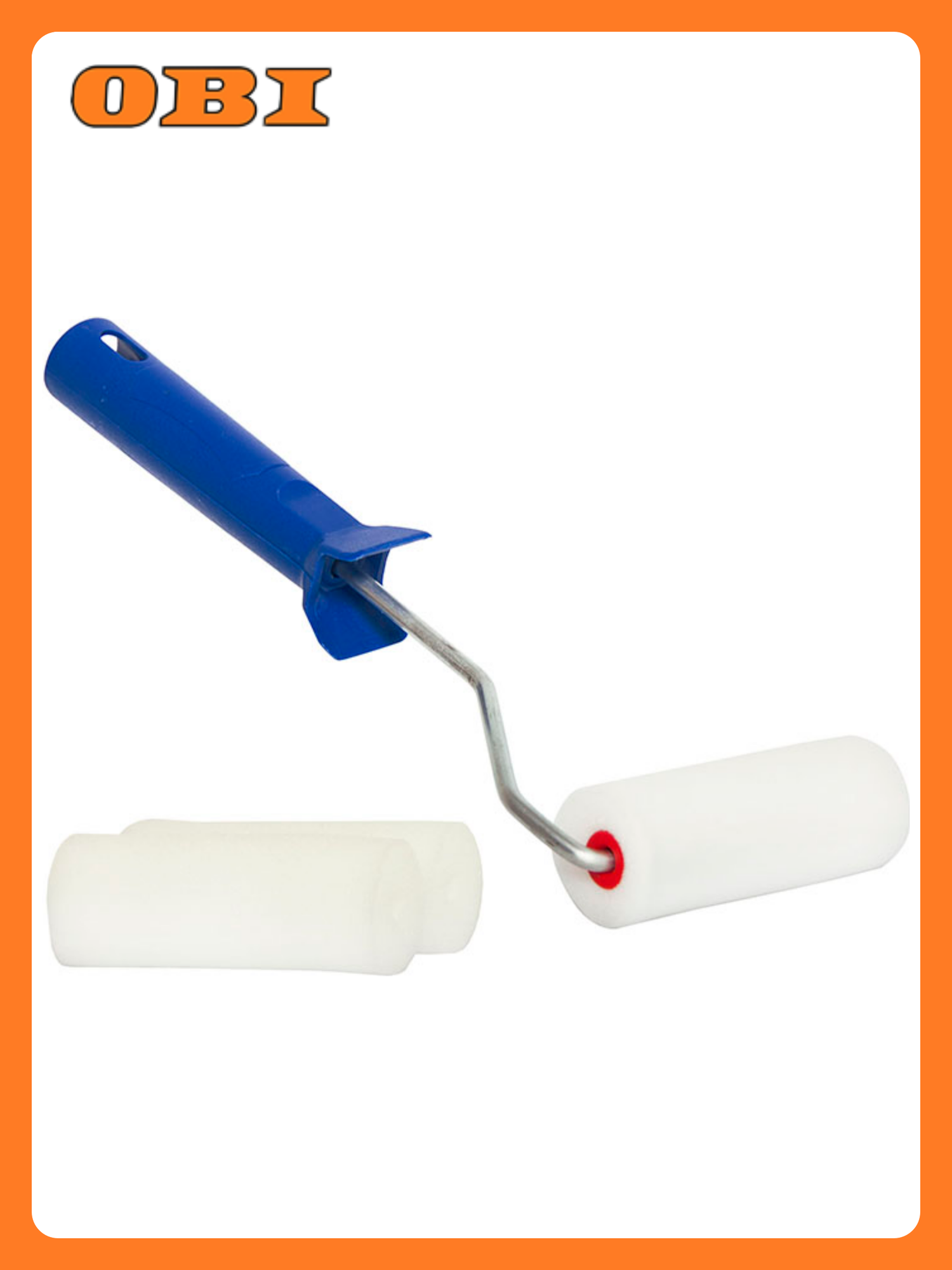 Валик в сборе KORVUS поролоновый с 2-мя шубками 100мм под ручку 6мм