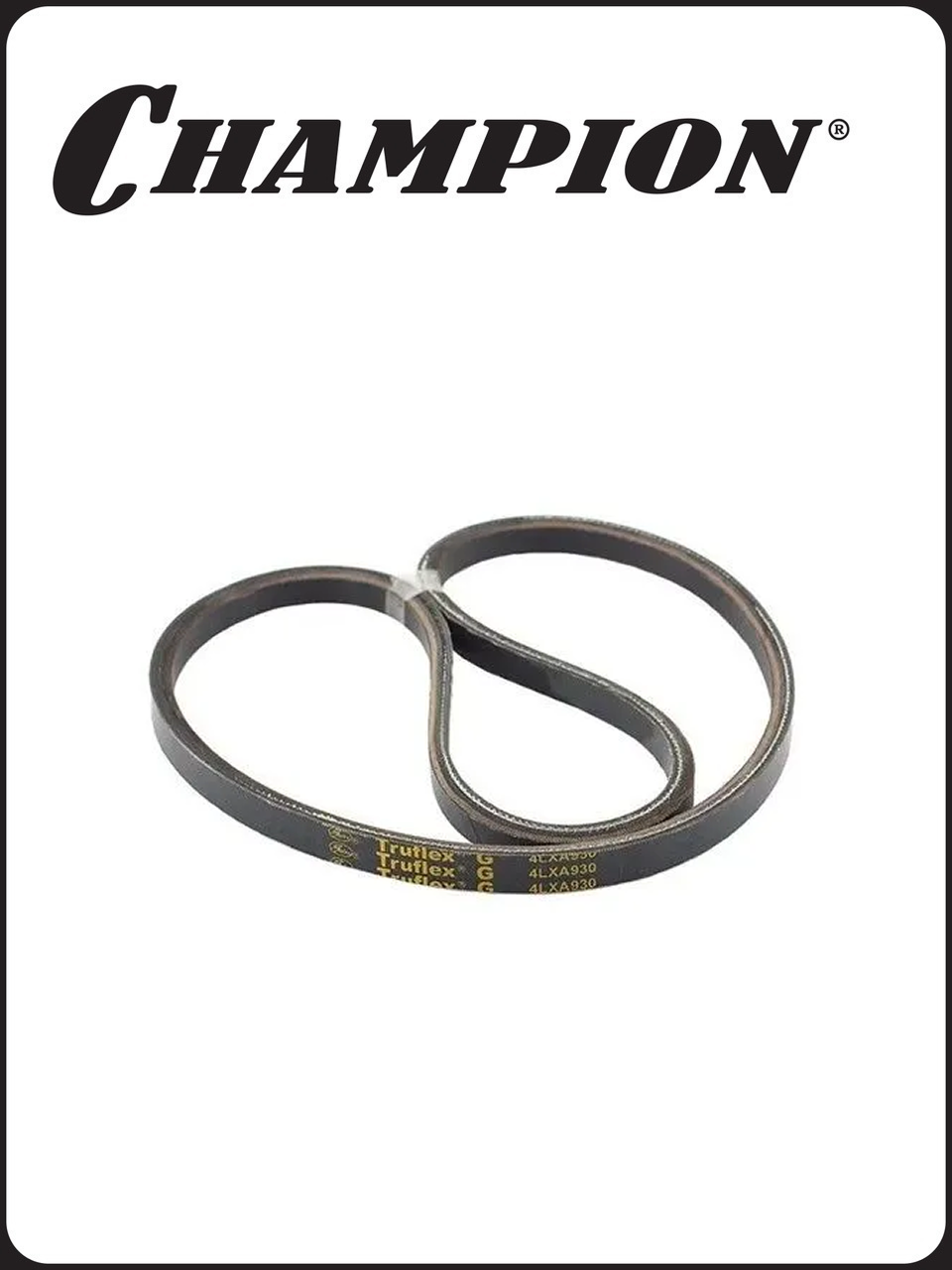 Ремень привода шнека CHAMPION, для снегоуборщиков, 12x930, для нескольких моделей — фото 1