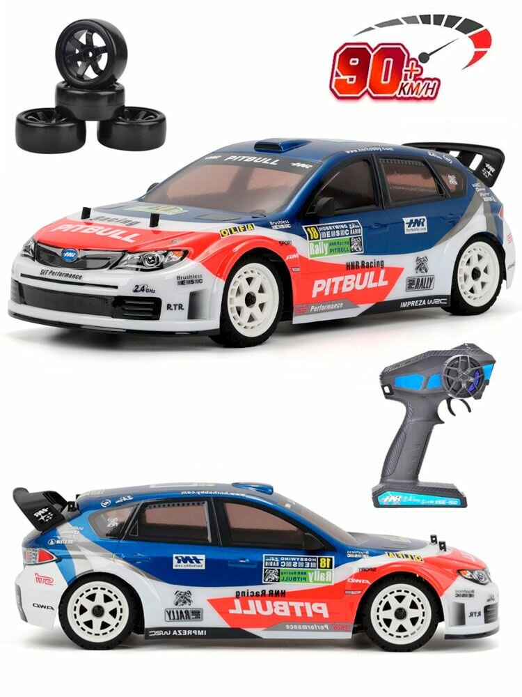 Радиоуправляемая машина для дрифта HSP / HNR 4WD 1:10 Rally Impreza - H9804-H98430-1