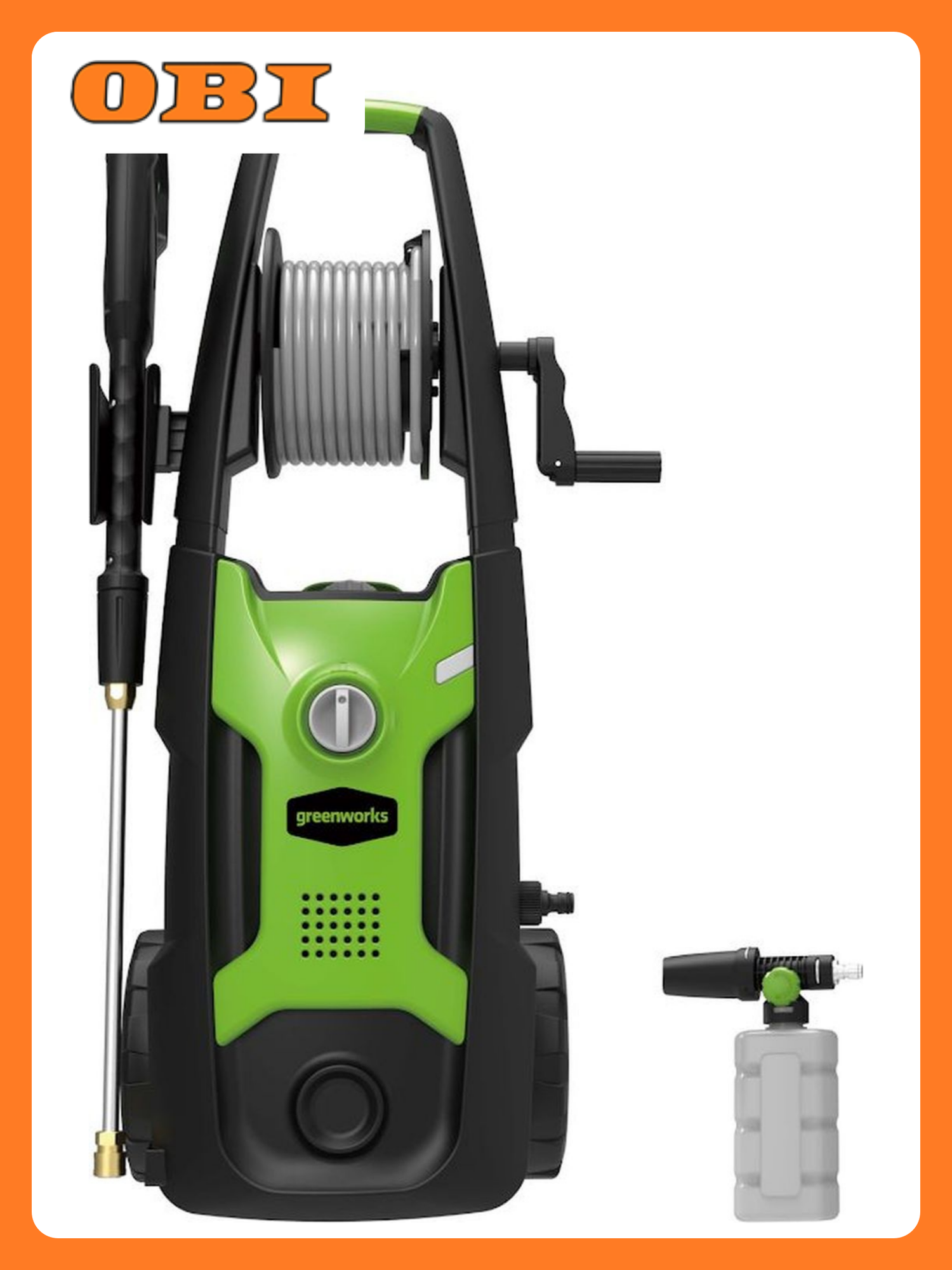 Мойка высокого давления GreenWorks GPWG5II 2кВт 140бар 420л/час