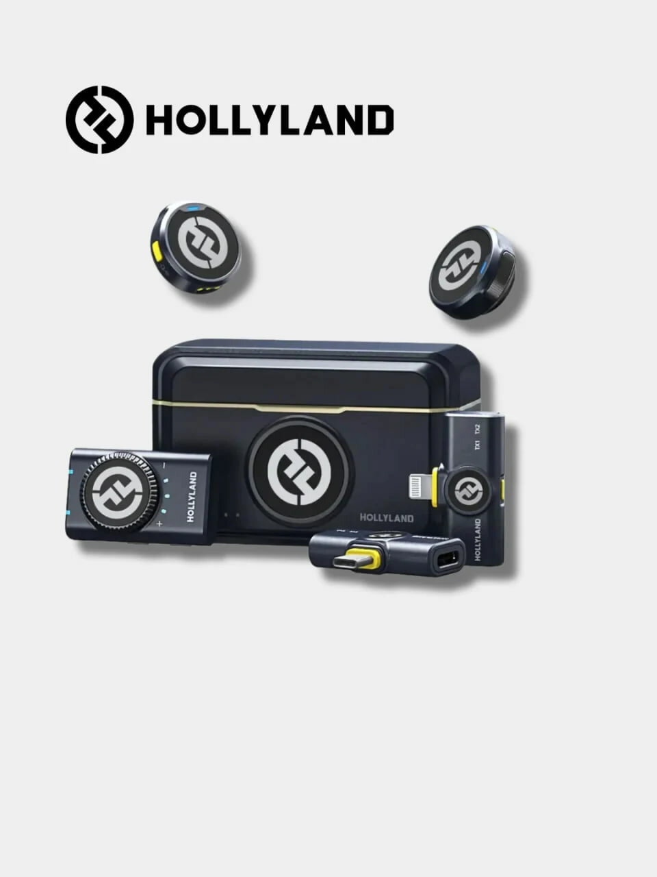 Беспроводной микрофон Hollyland Lark M2 Combo, Black это больше, чем просто микрофон