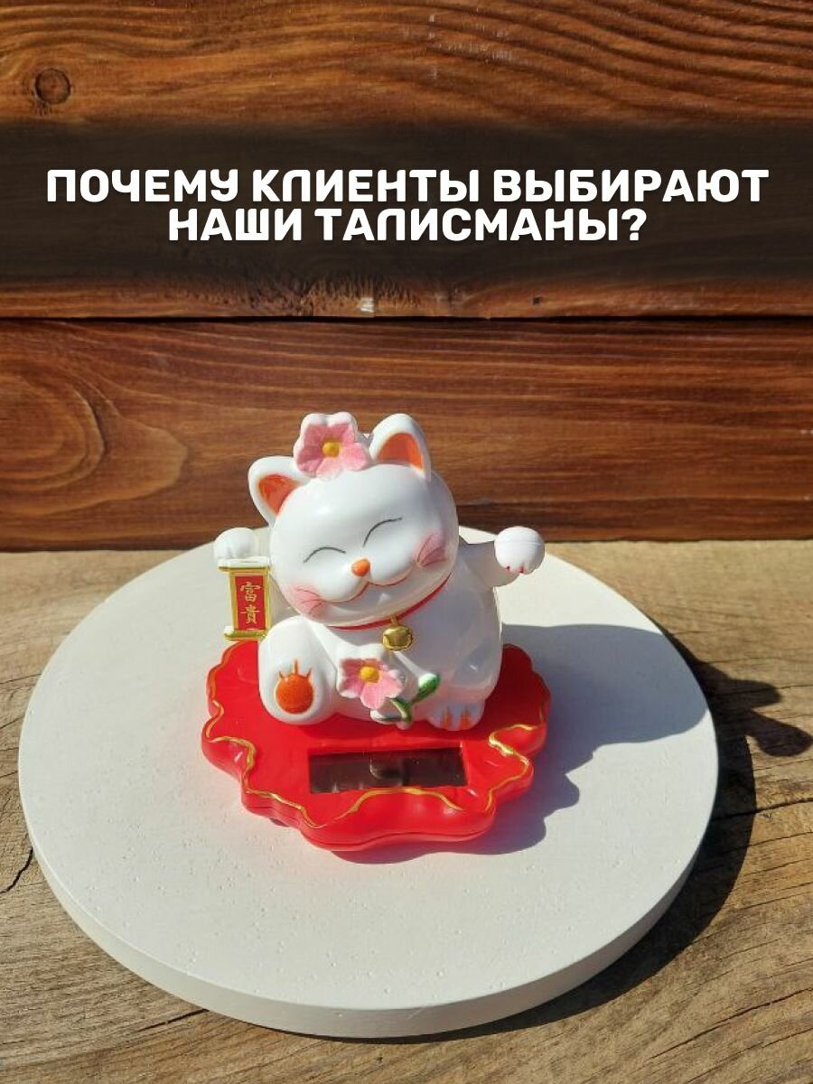 Японский денежный котик манэки нэко сакура — фото 1