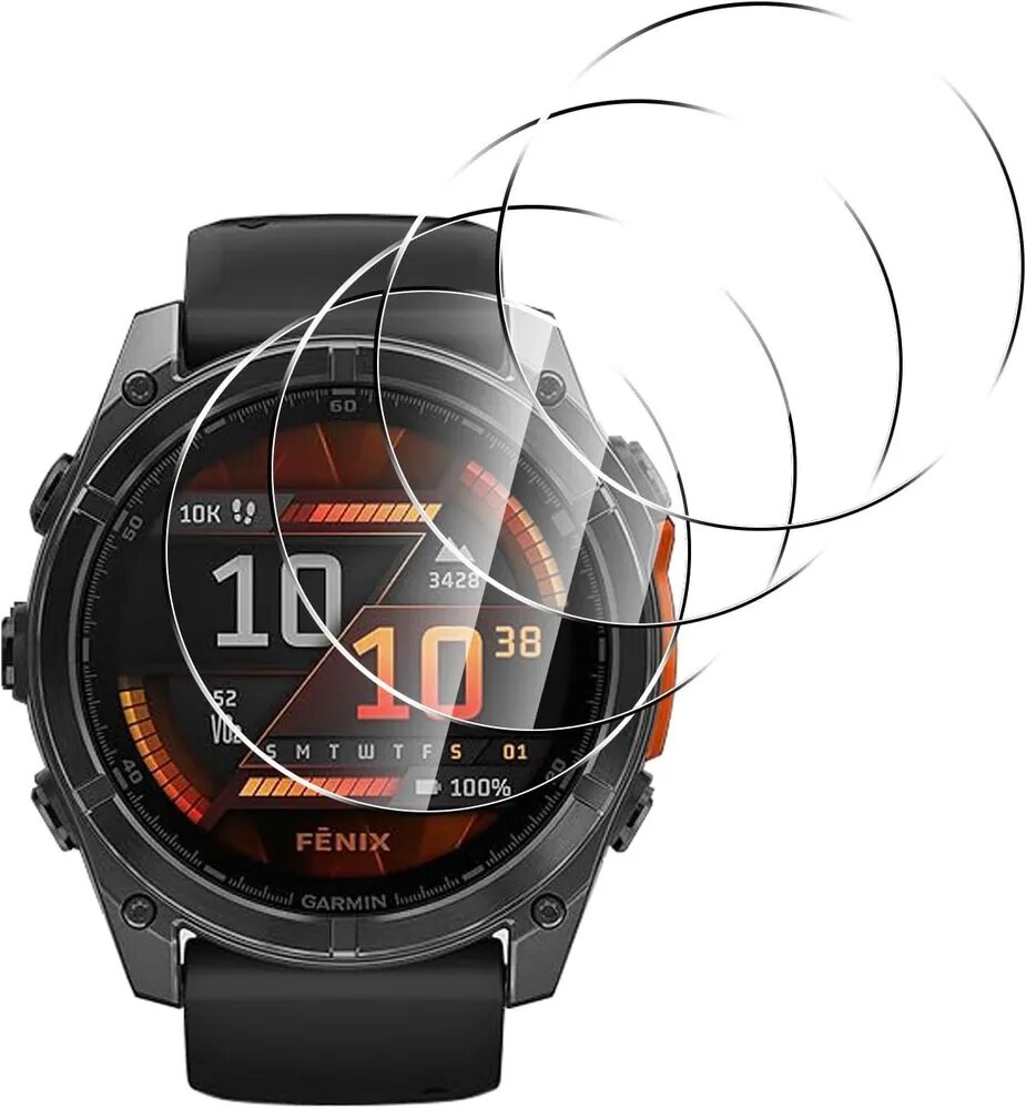 Защитная пленка для часов из закаленного стекла для Garmin Fenix 8 47MM экранная защитная пленка для Garmin Fenix 8 51MM