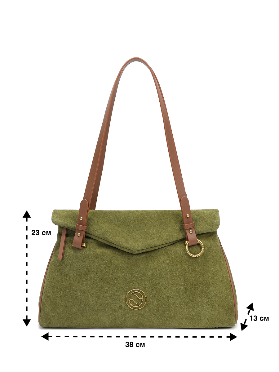 Сумка тоут Paprika Bag Italy, зеленый — фото 1