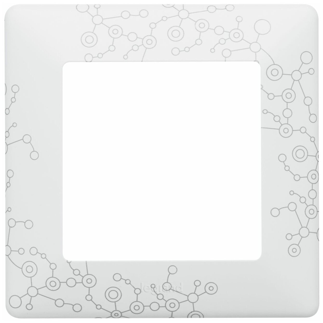 Рамка Legrand Valena LIFE 1 пост универсальная эл грей 754121 — фото 1