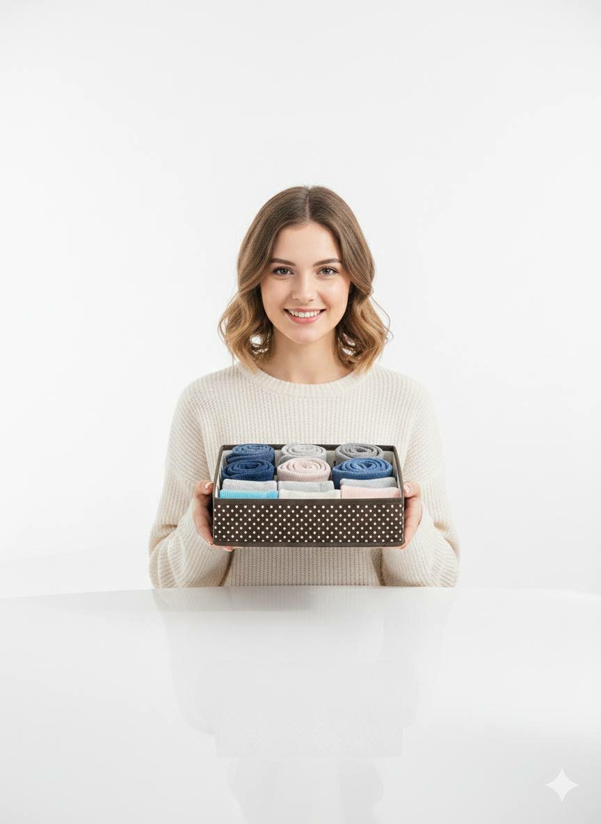 Набор органайзеров для одежды и нижнего белья в ящик (3 шт.)