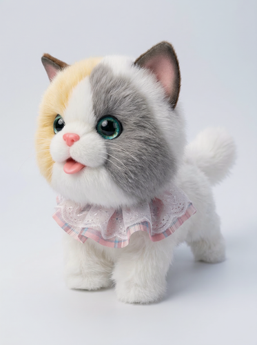 Изображение товара Игрушка детская кот акробат трехцветный