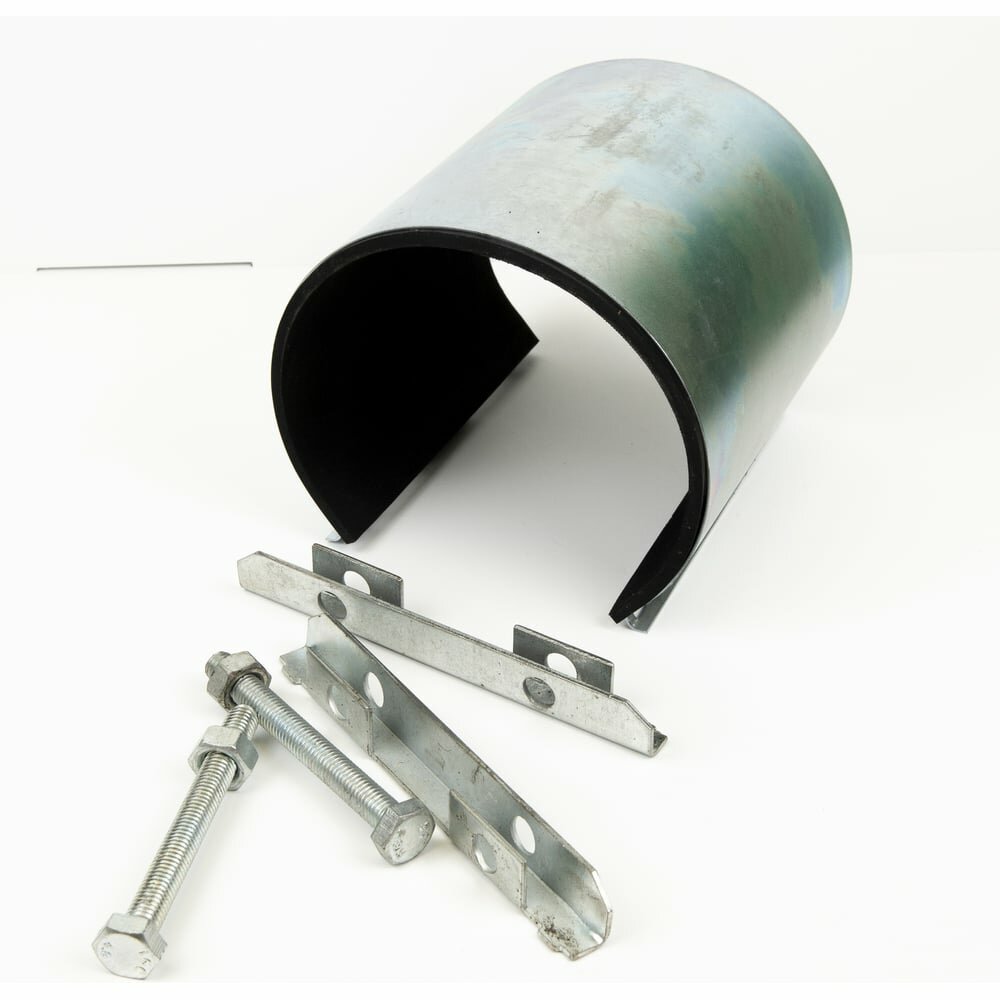 Ремонтный хомут Дтрд оцинк. краб 3-1/2" Дн 101-110, шир. 150 17009