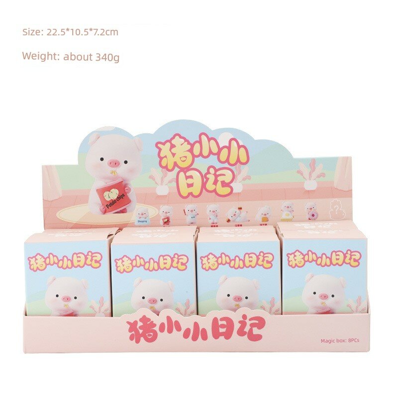 Zhu Xiaoxiao Diary Blind Box Set - 1 Whole Box, 2024 New Cute Plush Toy Collection
