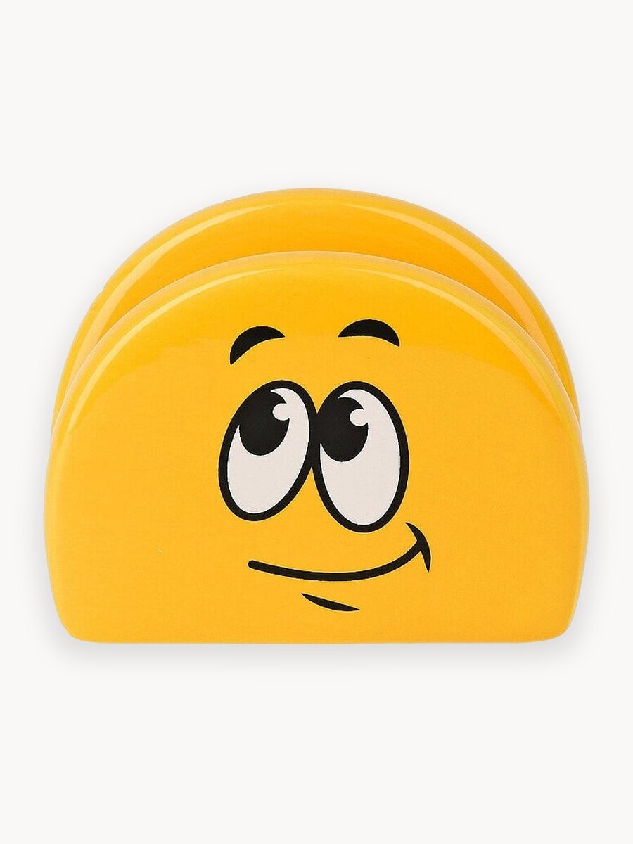 Салфетница керамическая на стол "Smile", Dolomite, в подарочной упаковке