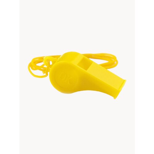 Свисток спортивный судейский Mr.Fox, пластик, желтый