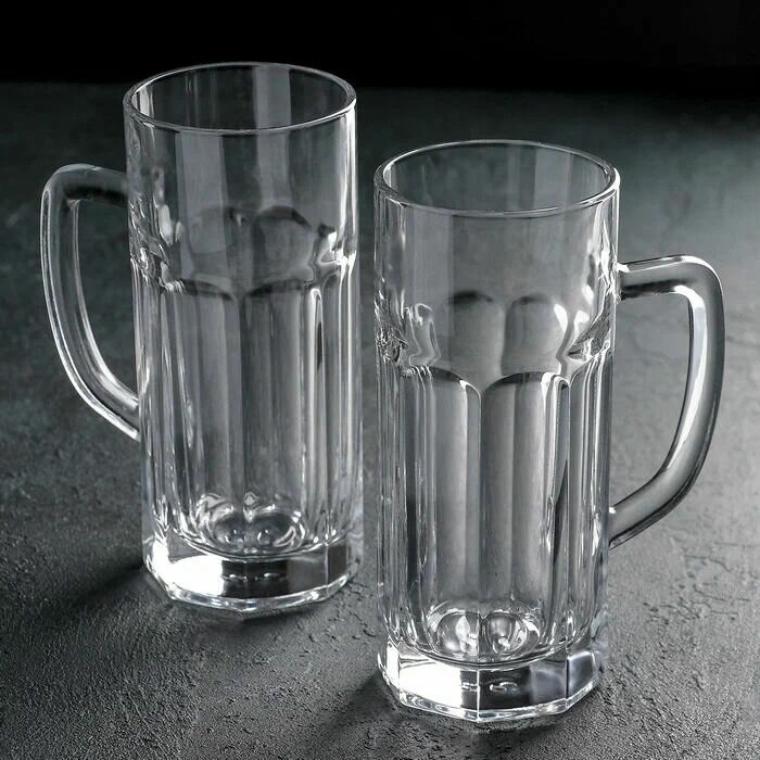 Кружка для пива Касабланка; 0,51л; D85/85, H195, B130мм. — фото 1