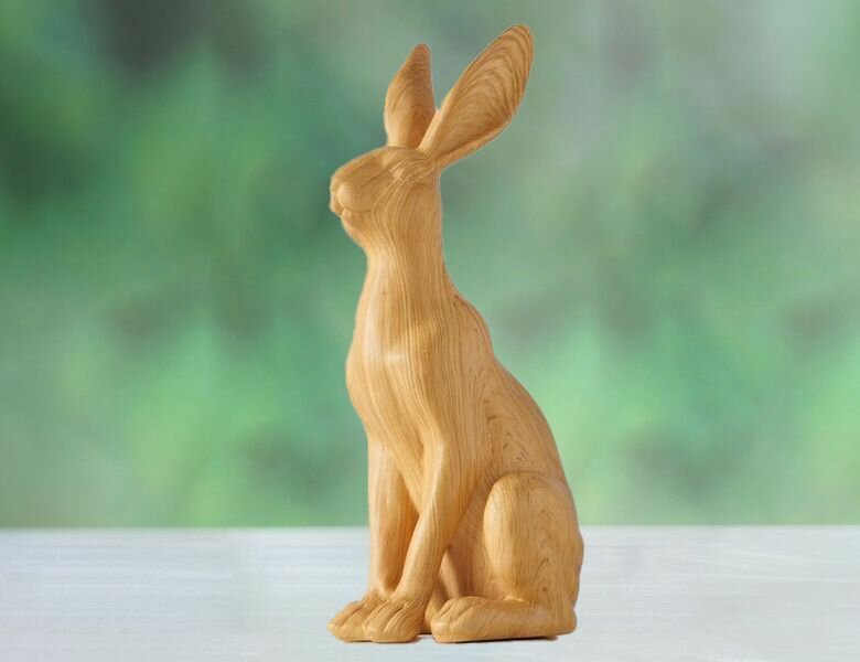 Декоративная фигура кролик калвин, полистоун, 31 см, Boltze 2054032