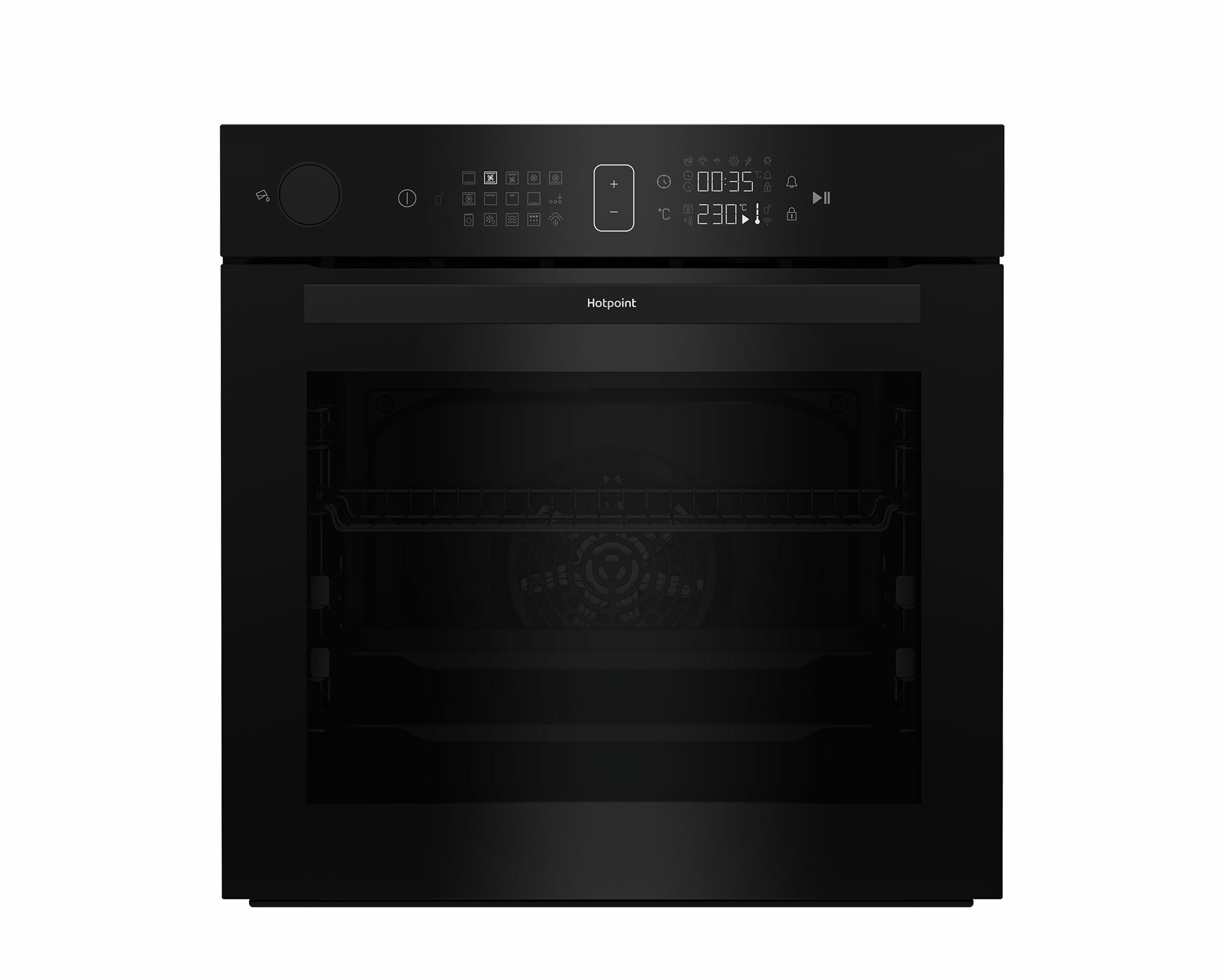 Электрический духовой шкаф Hotpoint FE8 DF1351 SH BLX, гриль/конвекция, черный