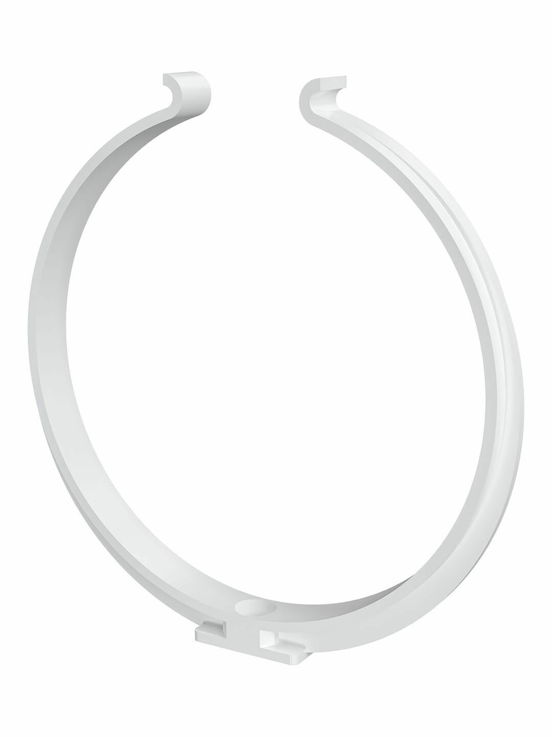 Держатель RDH D150/160 пластик ERA для крепления воздуховодов белый