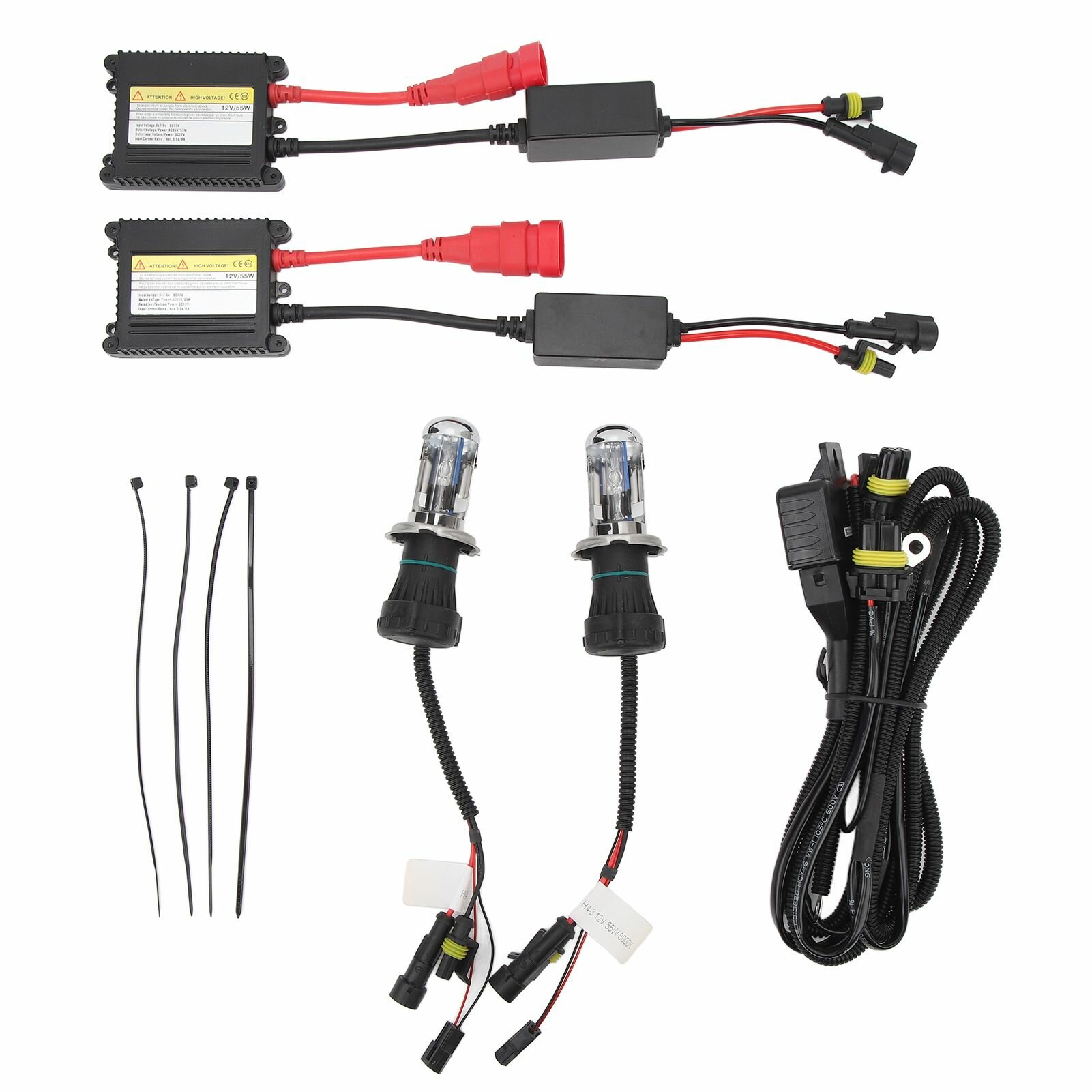 Ксеноновый комплект H4 55W 8000K