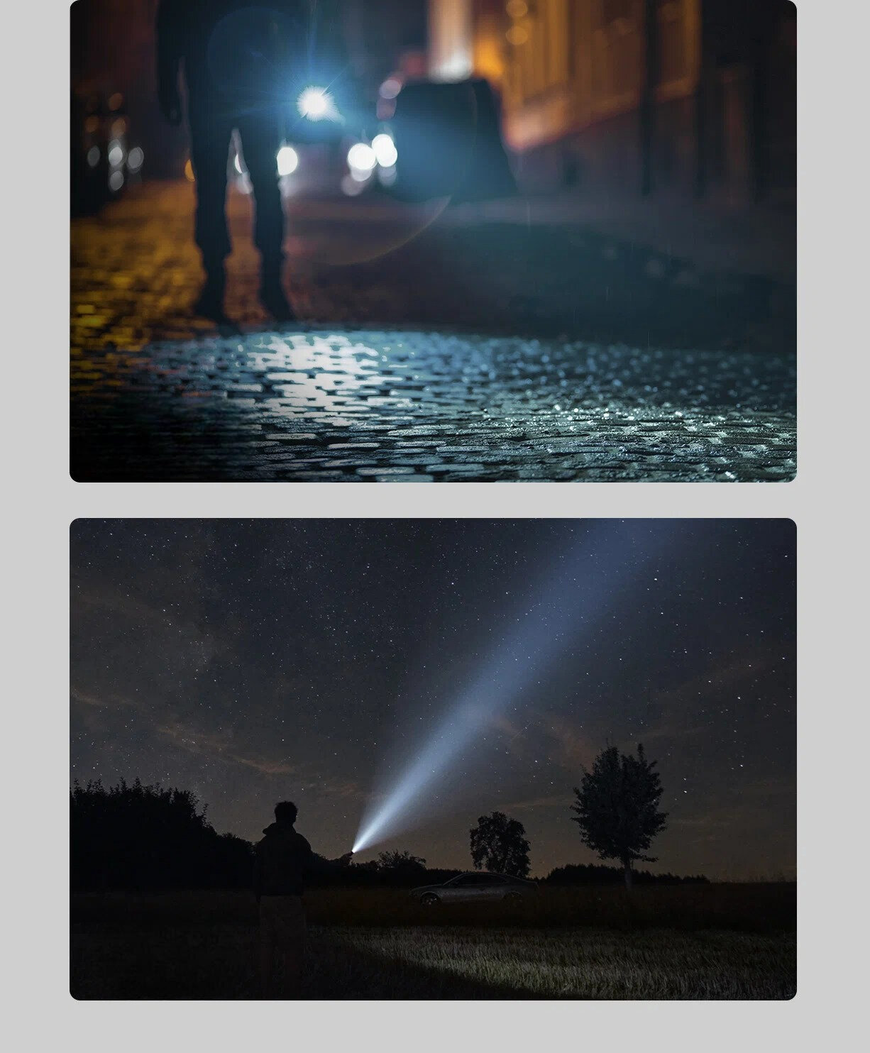 Использование фонарика в походе