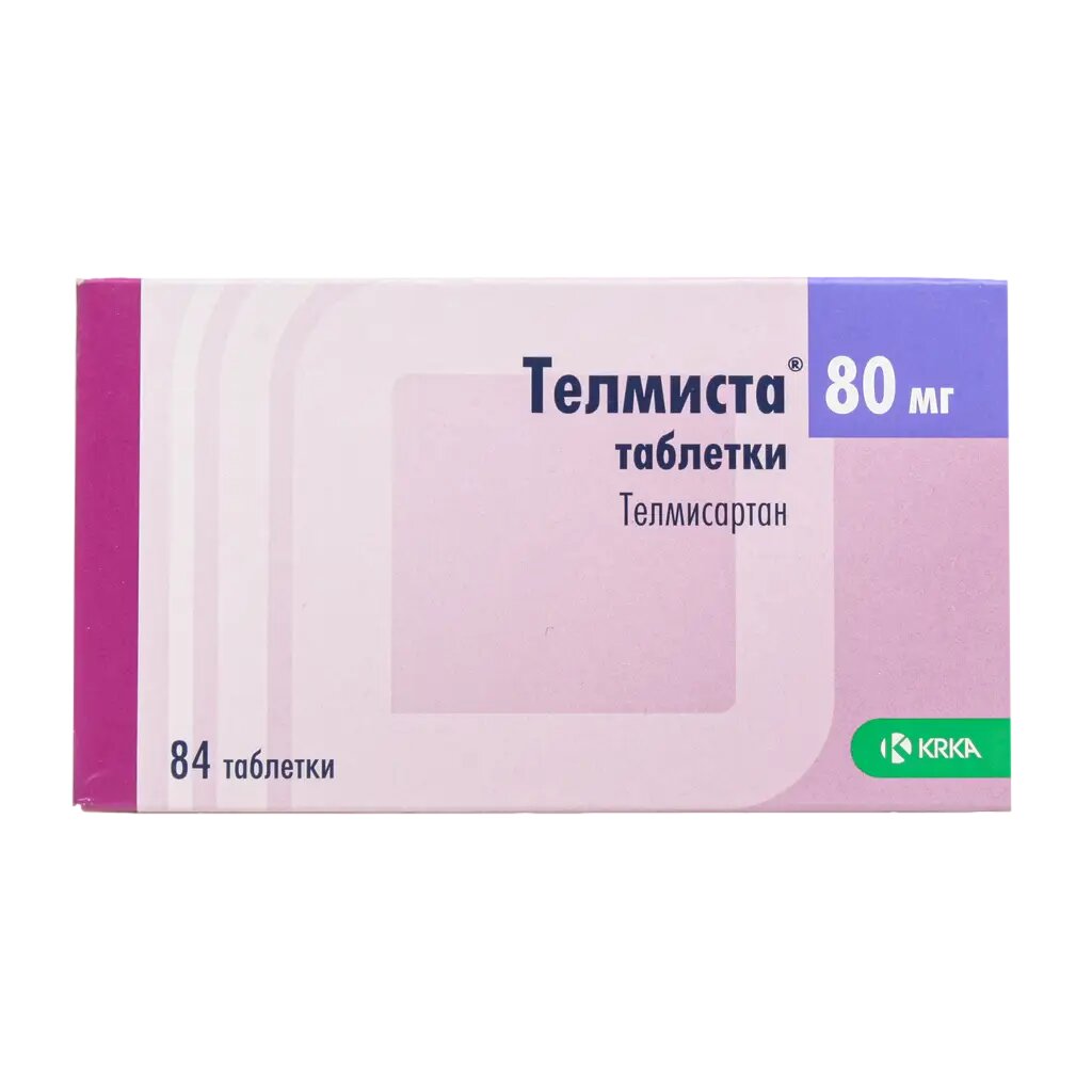 Телмиста таблетки 80 мг 84 шт