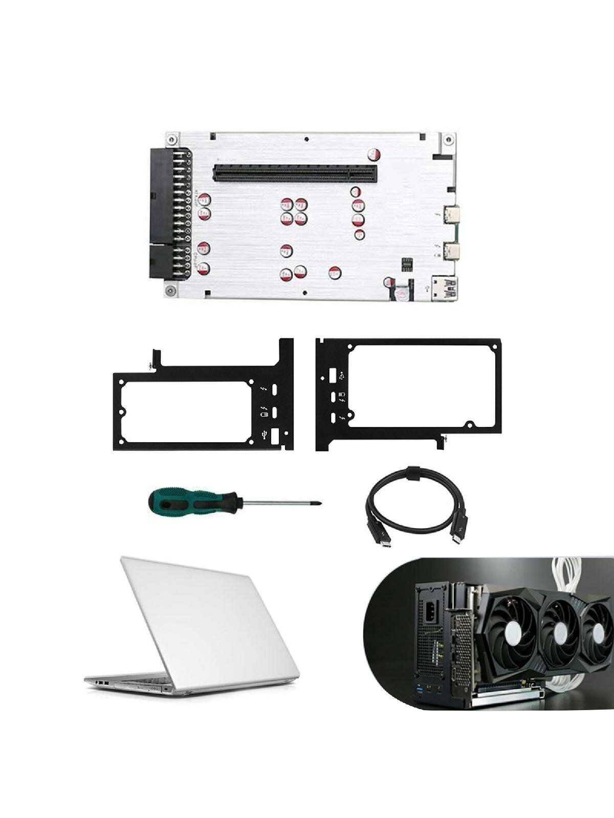 TH3P4G2mini GPU Dock External Graphics Card Dock USB4 40Gbps Unleashes Computer Potential GPU Docking Station — фото 1