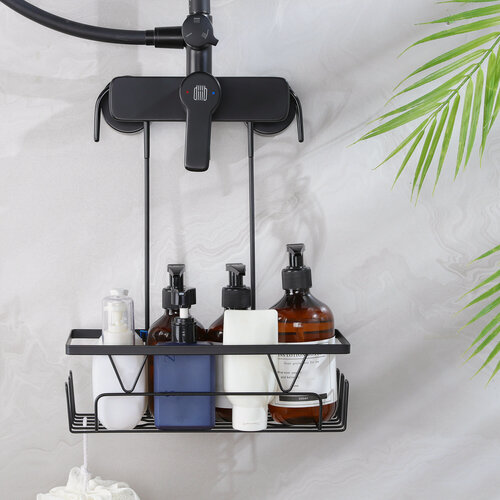 Изображение товара Душевая стойка подвесного типа без сверления, нержавеющая сталь.